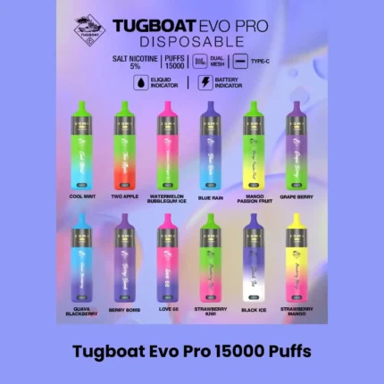 Tugboat Evo Pro 15000 Puffs Disposable