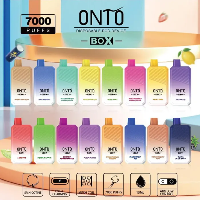 Onto Box Disposable Vape 7000 Puffs